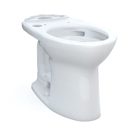 Toto Drake Elongated Universal Toilet Bowl Only with Cefiontect, Washlet+ Ready, Less Seat, Cotton C776CEFGT40#01